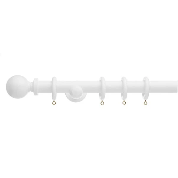 Dunelm Ashton Wooden Curtain Pole Dia. 28mm 2 Dunelm Ashton Wooden Curtain Pole Dia. 28mm - Image 2