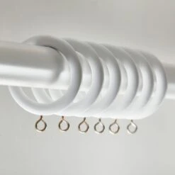 Dunelm Ashton Wooden Curtain Rings Dia. 28mm