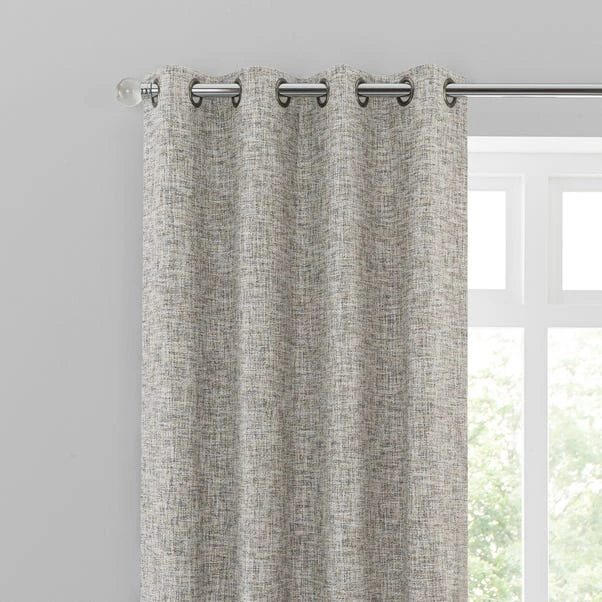 Luxury Collection Harlow Natural Eyelet Curtains 1 Luxury Collection Harlow Natural Eyelet Curtains