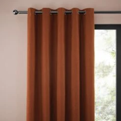 Dunelm Jennings Butterscotch Eyelet Curtains