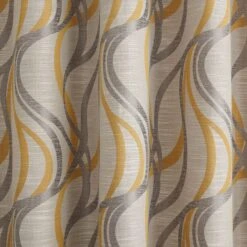 Dunelm Mirage Ochre Pencil Pleat Curtains -Best Curtain Shop 30688346 alt02
