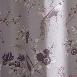 Dunelm Oriental Bird Purple Blackout Eyelet Curtains 7 Dunelm Oriental Bird Purple Blackout Eyelet Curtains -Best Curtain Shop 30690975 alt02