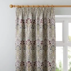 Luxury Collection Lucetta Mauve Pencil Pleat Curtains