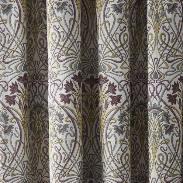 Luxury Collection Lucetta Mauve Pencil Pleat Curtains 3 Luxury Collection Lucetta Mauve Pencil Pleat Curtains - Image 3