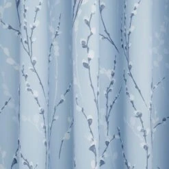 Dunelm Belle Blue Blackout Eyelet Curtains 7 Dunelm Belle Blue Blackout Eyelet Curtains -Best Curtain Shop 30709307 alt02