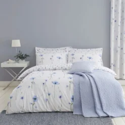 Dunelm Maddie Blue Blackout Eyelet Curtains 9 Dunelm Maddie Blue Blackout Eyelet Curtains -Best Curtain Shop 30711762 alt03