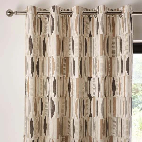 Dunelm Cuba Natural Eyelet Curtains 1 Dunelm Cuba Natural Eyelet Curtains
