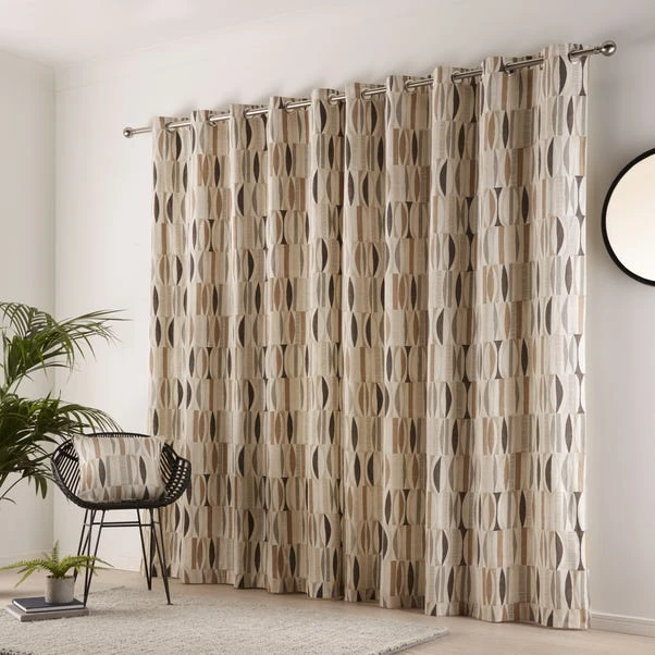Dunelm Cuba Natural Eyelet Curtains 4 Dunelm Cuba Natural Eyelet Curtains - Image 4