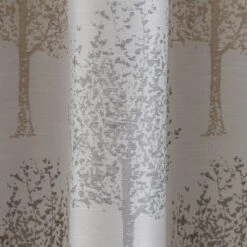 Luxury Collection Jacquard Trees Dove Grey Pencil Pleat Curtains 8 Luxury Collection Jacquard Trees Dove Grey Pencil Pleat Curtains -Best Curtain Shop 30717026 alt02