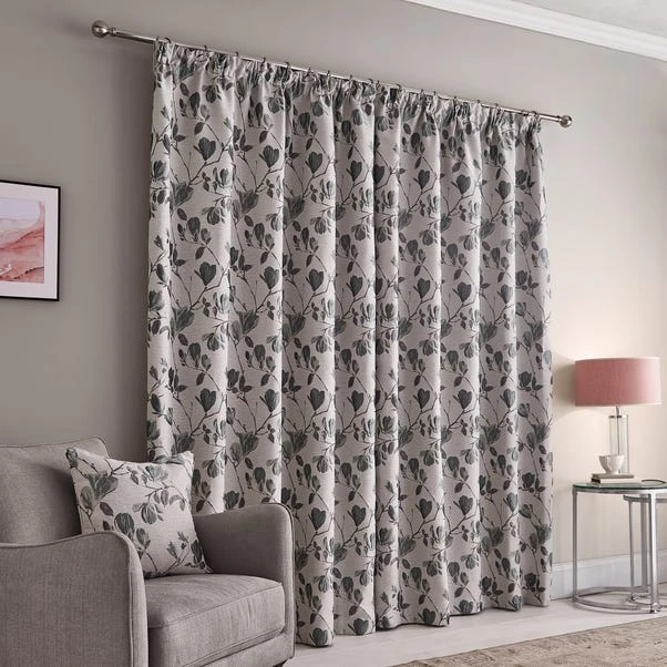 Dunelm Ellis Duck Egg Pencil Pleat Curtains 4 Dunelm Ellis Duck Egg Pencil Pleat Curtains - Image 4