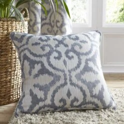 Dunelm Satara Blue Eyelet Curtains -Best Curtain Shop 30727015 alt07