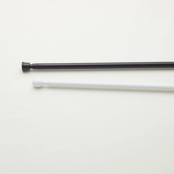 Dunelm Matt Black Extendable Tension Rod 2 Dunelm Matt Black Extendable Tension Rod - Image 2