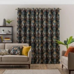 Dunelm Havisham Bottle Green Eyelet Curtains 10 Dunelm Havisham Bottle Green Eyelet Curtains -Best Curtain Shop 30729173 alt04