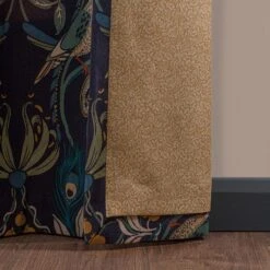 Dunelm Havisham Navy Pencil Pleat Curtains -Best Curtain Shop 30729251 alt06