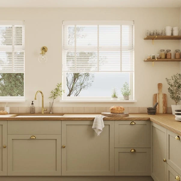 Dunelm White 63mm Hardwood Shutter Effect Venetian Blind 3 Dunelm White 63mm Hardwood Shutter Effect Venetian Blind - Image 3