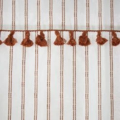 Dunelm Lana Tassel Butterscotch Slot Top Single Voile Panel 7 Dunelm Lana Tassel Butterscotch Slot Top Single Voile Panel -Best Curtain Shop 30733321 alt02