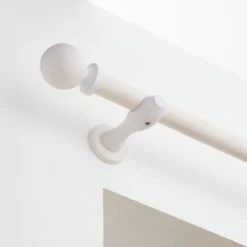 Dunelm Enzo Wood Fixed Curtain Pole