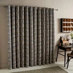 Natural History Museum Heron Natural Eyelet Curtains 9 Natural History Museum Heron Natural Eyelet Curtains -Best Curtain Shop 30754102 alt04