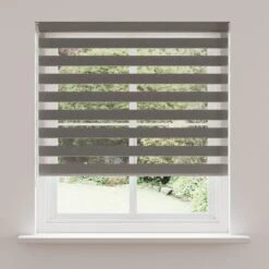 Dunelm Day And Night Grey Daylight Roller Blind -Best Curtain Shop 30754120 alt02