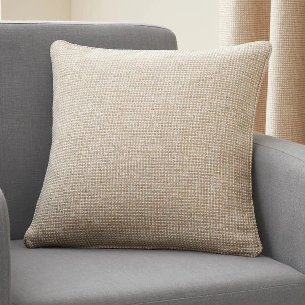 Dunelm Albert Chenille Warm Sand Eyelet Curtains 5 Dunelm Albert Chenille Warm Sand Eyelet Curtains - Image 5