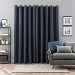 Dunelm Zodiac Navy Eyelet Blackout Curtains 9 Dunelm Zodiac Navy Eyelet Blackout Curtains -Best Curtain Shop 30755052 alt04