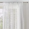 Dunelm Pretty Boho Tile Burnout Slot Top Voile