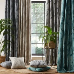 Dunelm Malawi Green Pencil Pleat Curtains -Best Curtain Shop 30757493 alt03