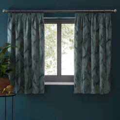 Dunelm Malawi Green Pencil Pleat Curtains -Best Curtain Shop 30757493 alt05