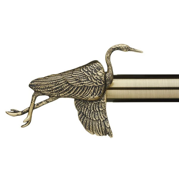 Dunelm Mix And Match Crane 25/28mm Antique Brass Finials Pair 1 Dunelm Mix And Match Crane 25/28mm Antique Brass Finials Pair