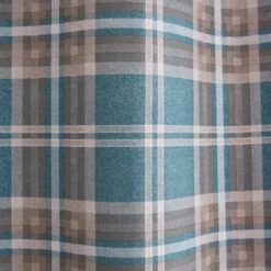 Catherine Lansfield Tweed Woven Check Teal Eyelet Curtains 6 Catherine Lansfield Tweed Woven Check Teal Eyelet Curtains -Best Curtain Shop 30758538 alt02