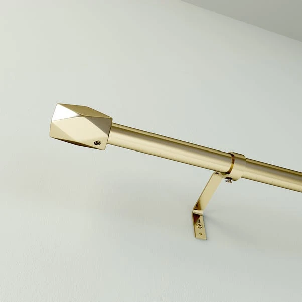 Dunelm Geo 16-19mm Metal Extendable Eyelet Curtain Pole 1 Dunelm Geo 16-19mm Metal Extendable Eyelet Curtain Pole