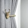 Dunelm Mix And Match Pair Of Stag Curtain Holdbacks