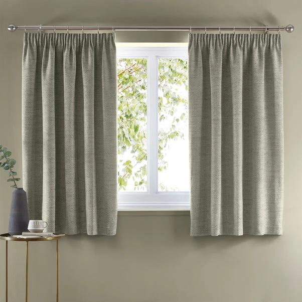 Churchgate Swithland Herringbone Sage Pencil Pleat Curtains 5 Churchgate Swithland Herringbone Sage Pencil Pleat Curtains - Image 5