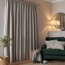 Churchgate Swithland Herringbone White Pencil Pleat Curtains 9 Churchgate Swithland Herringbone White Pencil Pleat Curtains -Best Curtain Shop 30768953 alt04