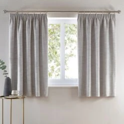 Churchgate Swithland Herringbone White Pencil Pleat Curtains 10 Churchgate Swithland Herringbone White Pencil Pleat Curtains -Best Curtain Shop 30768953 alt05