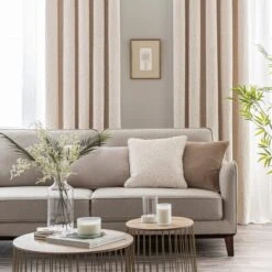 Dunelm Damask Cut Velvet Ivory Eyelet Curtains 9 Dunelm Damask Cut Velvet Ivory Eyelet Curtains -Best Curtain Shop 30769422 alt03