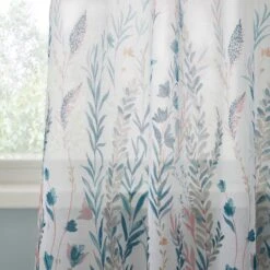 Dunelm Whimsical Botanical Multi Slot Top Single Voile Panel 7 Dunelm Whimsical Botanical Multi Slot Top Single Voile Panel -Best Curtain Shop 30769716 alt02