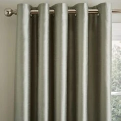 Montana Sage Eyelet Curtains