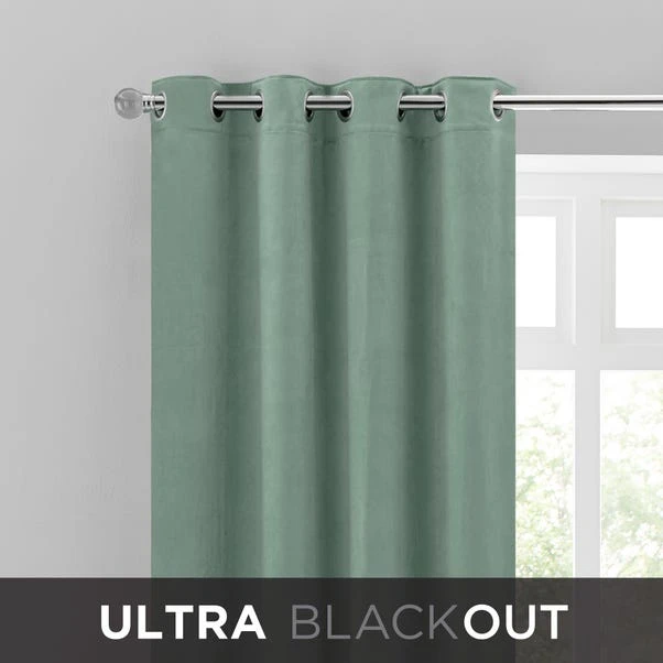 Dunelm Isla Thermal Ultra Blackout Lilypad Eyelet Curtains 1 Dunelm Isla Thermal Ultra Blackout Lilypad Eyelet Curtains