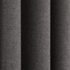Dunelm Luna Brushed Charcoal Blackout Eyelet Curtains 8 Dunelm Luna Brushed Charcoal Blackout Eyelet Curtains -Best Curtain Shop 30782286 alt02