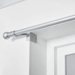 Dunelm No Drills Extendable Eyelet Curtain Pole