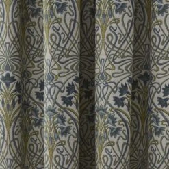 Dunelm Lucetta Prussian Blue Pencil Pleat Curtains -Best Curtain Shop 30794917 alt02