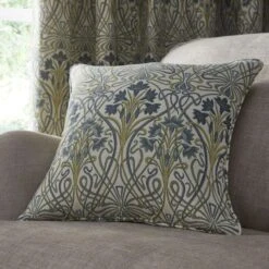 Dunelm Lucetta Prussian Blue Pencil Pleat Curtains -Best Curtain Shop 30794917 alt05