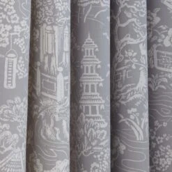 Dunelm Pagoda Grey Eyelet Curtains -Best Curtain Shop 30799715 alt02