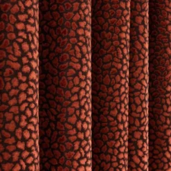 Dunelm Animal Cut Velvet Copper Eyelet Curtains -Best Curtain Shop 30808492 alt02