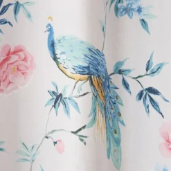 Dunelm Peacock Floral Pink Eyelet Curtains 8 Dunelm Peacock Floral Pink Eyelet Curtains -Best Curtain Shop 30810004 alt02