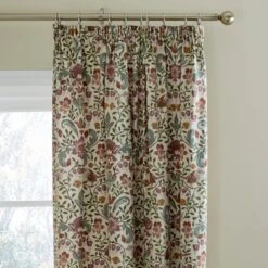 Dunelm Ruskin Natural Pencil Pleat Curtains