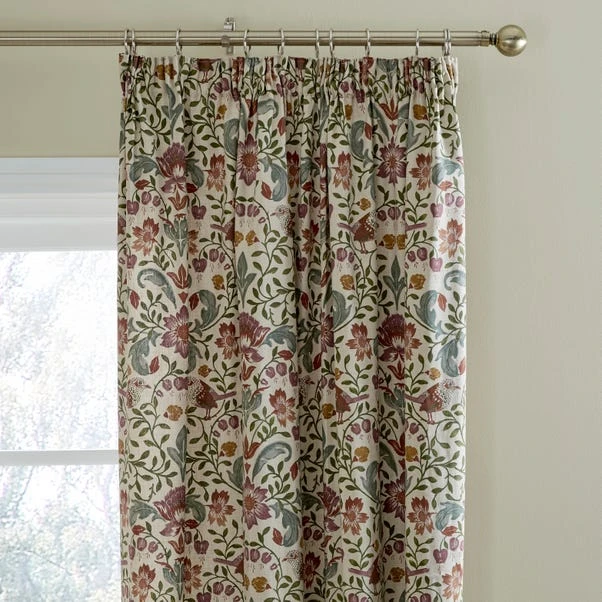 Dunelm Ruskin Natural Pencil Pleat Curtains 1 Dunelm Ruskin Natural Pencil Pleat Curtains