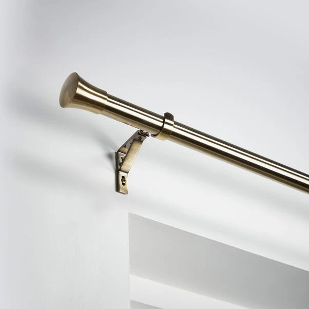 Dunelm Trumpet Extendable Metal Curtain Pole Dia. 16/19mm 1 Dunelm Trumpet Extendable Metal Curtain Pole Dia. 16/19mm