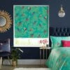 Sara Miller Birds Green Roller Blind